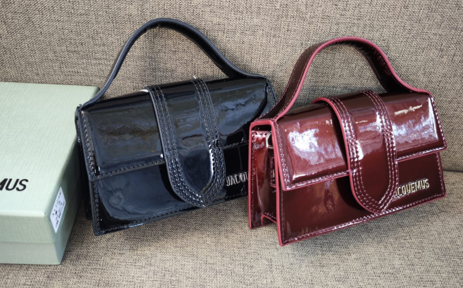 Jacquemus Le Bambino Mini Patent Crossbody Bag