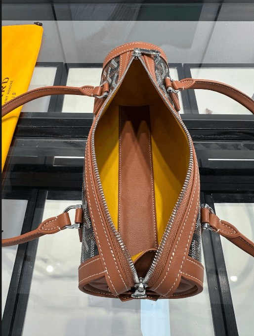 Goyard St. Louis Tote Bag with Leather Trim