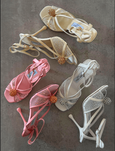 Jimmy Choo Sacora Crystal-Embellished Satin Sandals