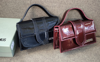 Jacquemus Le Bambino Mini Patent Crossbody Bag