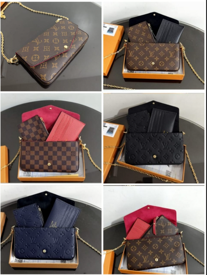 Louis Vuitton Félicie Pochette in Monogram Empreinte Leather