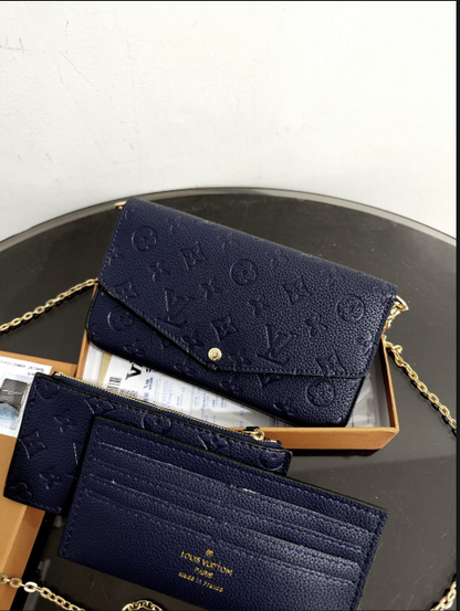 Louis Vuitton Félicie Pochette in Monogram Empreinte Leather