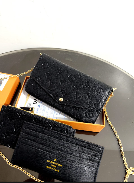 Louis Vuitton Félicie Pochette in Monogram Empreinte Leather
