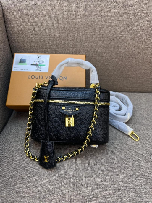 Louis Vuitton Monogram Denim Vanity PM Box Crossbody Bag