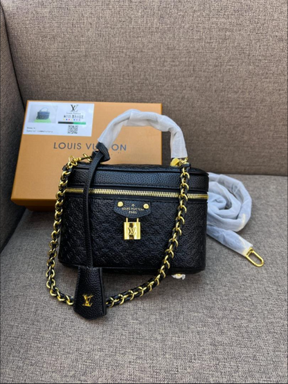Louis Vuitton Monogram Denim Vanity PM Box Crossbody Bag