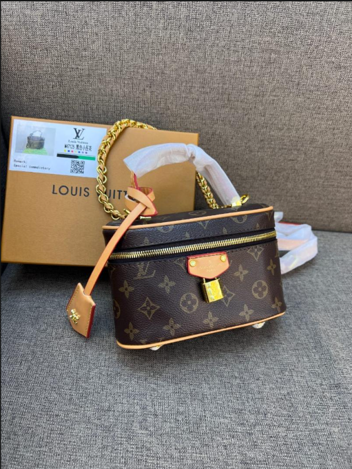 Louis Vuitton Monogram Denim Vanity PM Box Crossbody Bag