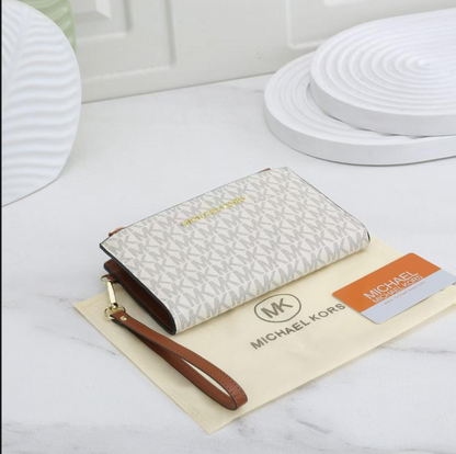 Michael Kors Jet Set Travel Double Zip Wristlet