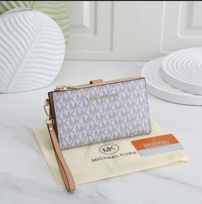 Michael Kors Jet Set Travel Double Zip Wristlet