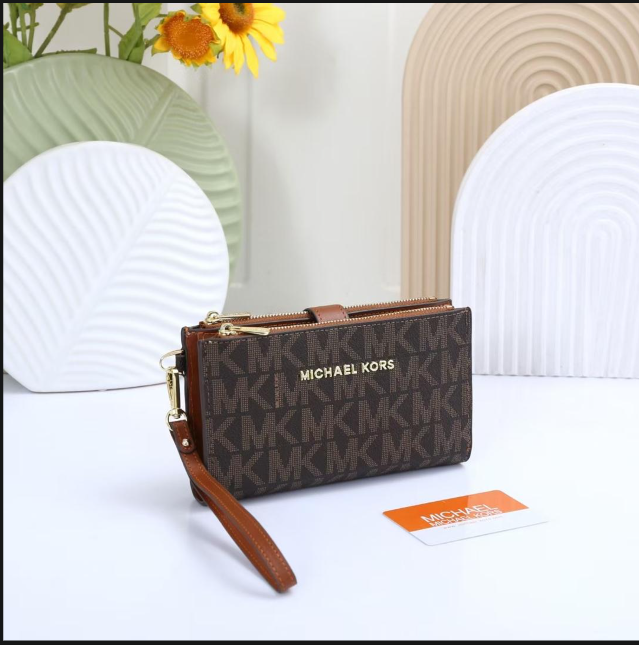 Michael Kors Jet Set Travel Double Zip Wristlet