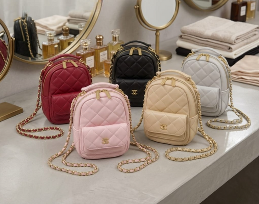CHANEL Lambskin Quilted Mini Duma Backpack