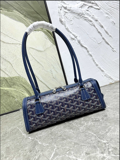 Goyard Goyardine Soufflot Cylindrical Shoulder Bag