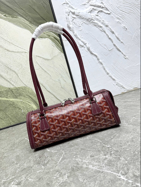 Goyard Goyardine Soufflot Cylindrical Shoulder Bag