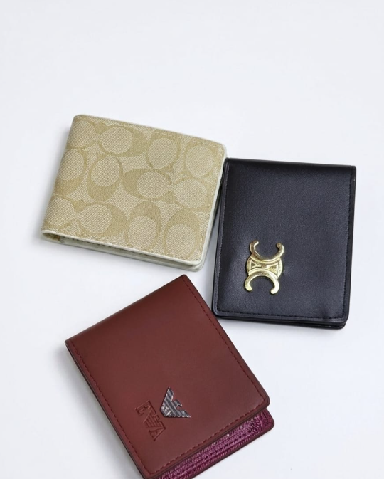 Men's Luxury Designer Leather Wallet & Card Holder Collection
