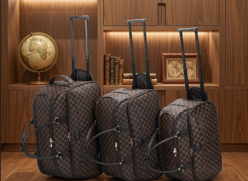 Louis Vuitton Damier Graphite Rolling Luggage & Duffle Bag Set (3-Piece)