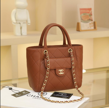 Chanel Caviar Quilted Shopping Tote Bag