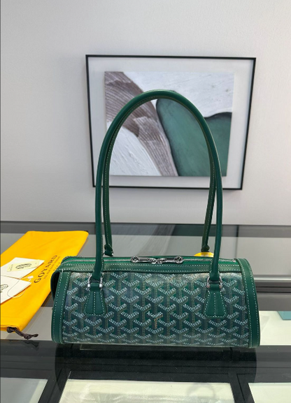Goyard St. Louis Tote Bag with Leather Trim