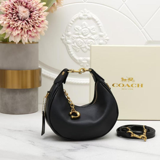 Coach Luna Leather Shoulder Bag & Crossbody