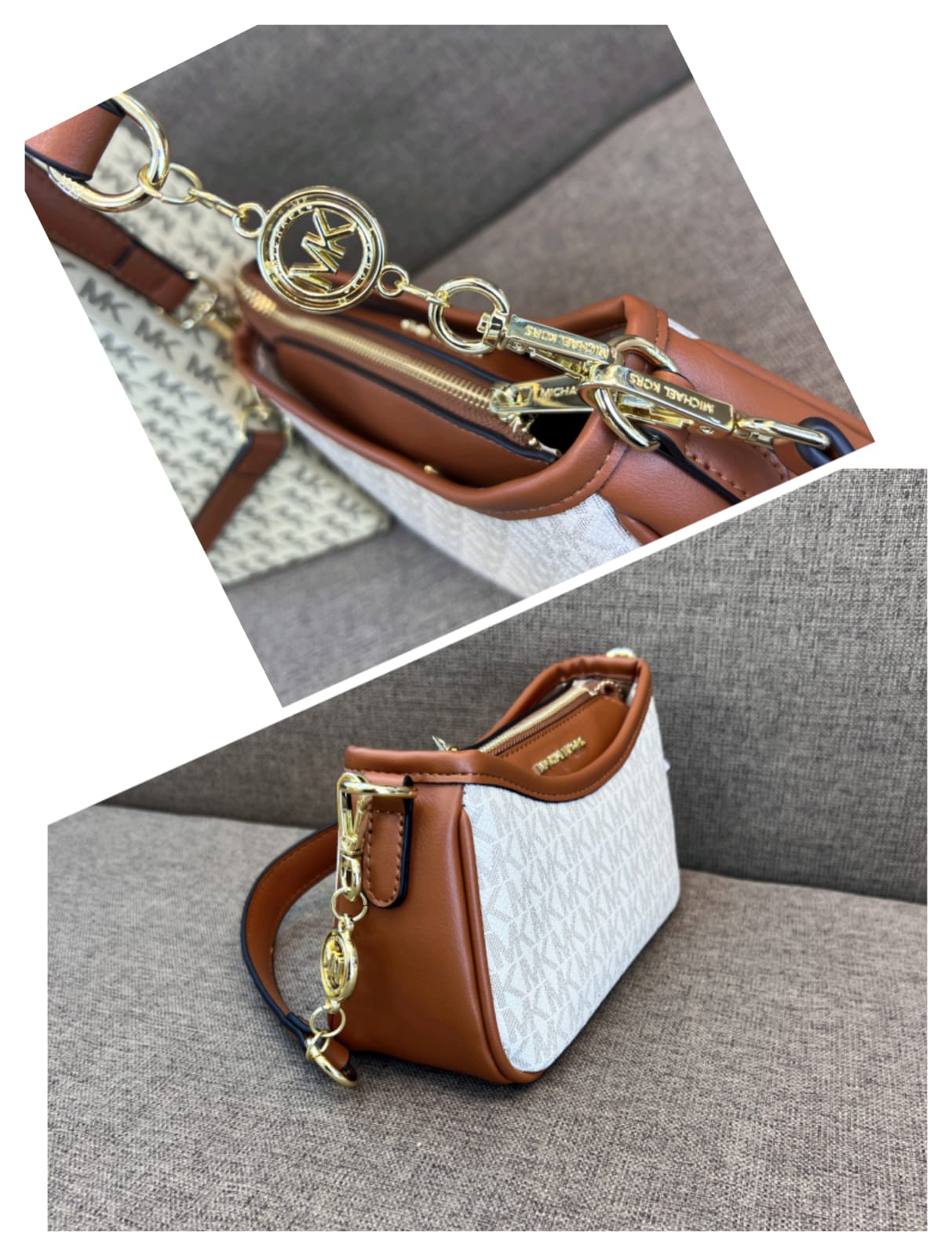 Michael Kors Jet Set Travel Medium Pouchette Crossbody Bag