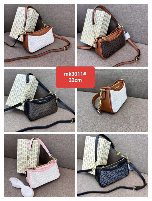 Michael Kors Jet Set Travel Medium Pouchette Crossbody Bag