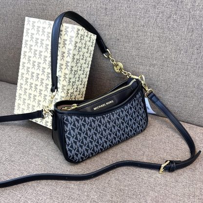 Michael Kors Jet Set Travel Medium Pouchette Crossbody Bag