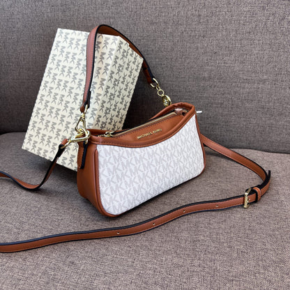 Michael Kors Jet Set Travel Medium Pouchette Crossbody Bag