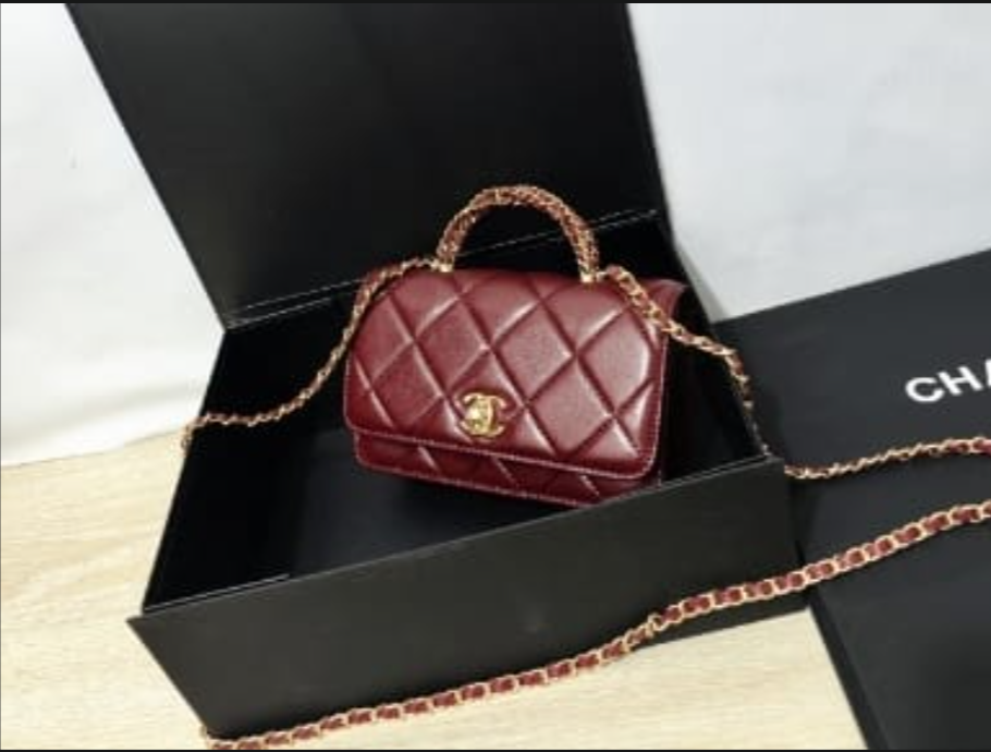 Chanel Small Top-Handle Flap Crossbody Bag