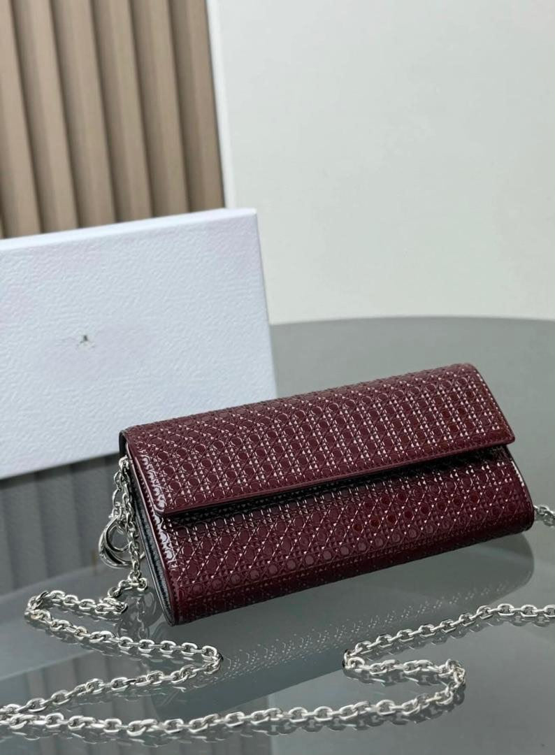 Ruby Luxe Chain Wallet