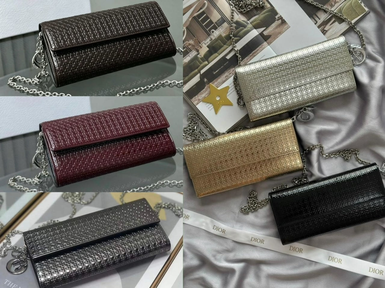 Ruby Luxe Chain Wallet